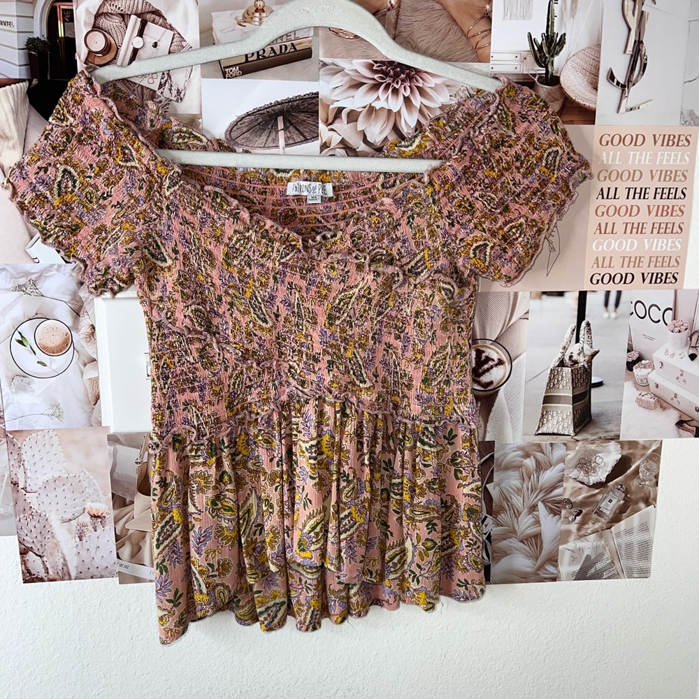 Used colorful top